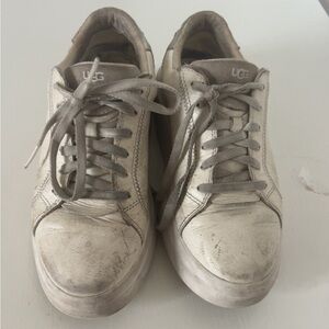 UGG Cream and Gray Casual Sneakers